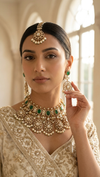 Mehal Emerald Set | Ready-to-ship