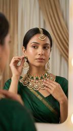 Mehal Emerald Set | Ready-to-ship