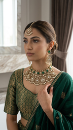 Mehal Emerald Set | Ready-to-ship