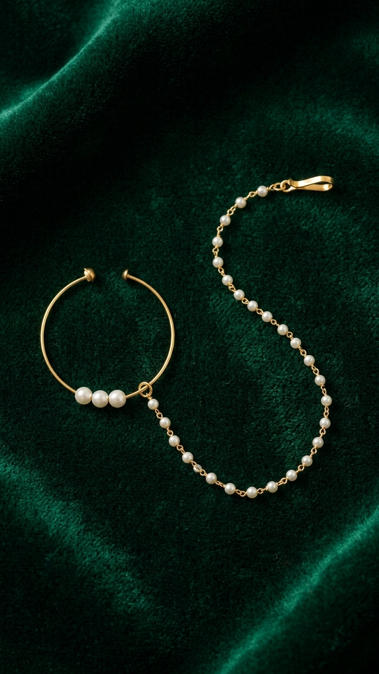 Bridal Nath (medium size nose-ring) | Ready-to-ship