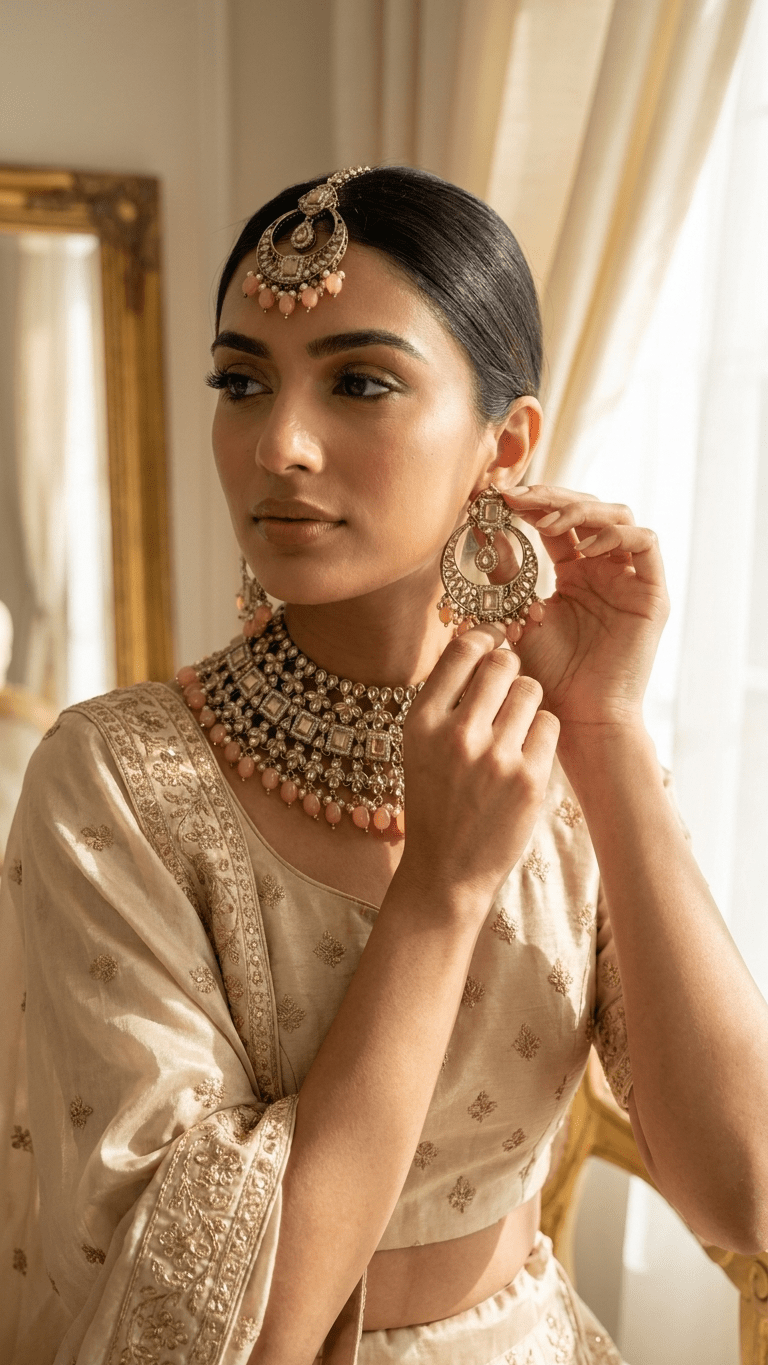 Pretty - in - Peach Set | Ready - to - ship - Touch Of Elegance