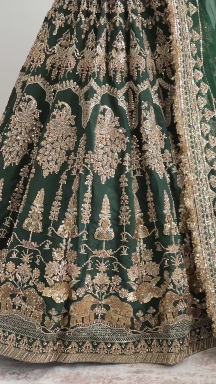 Mor Mahal Lehenga