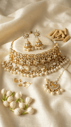 Priya Kundan Set | Ready-to-ship - Touch Of Elegance