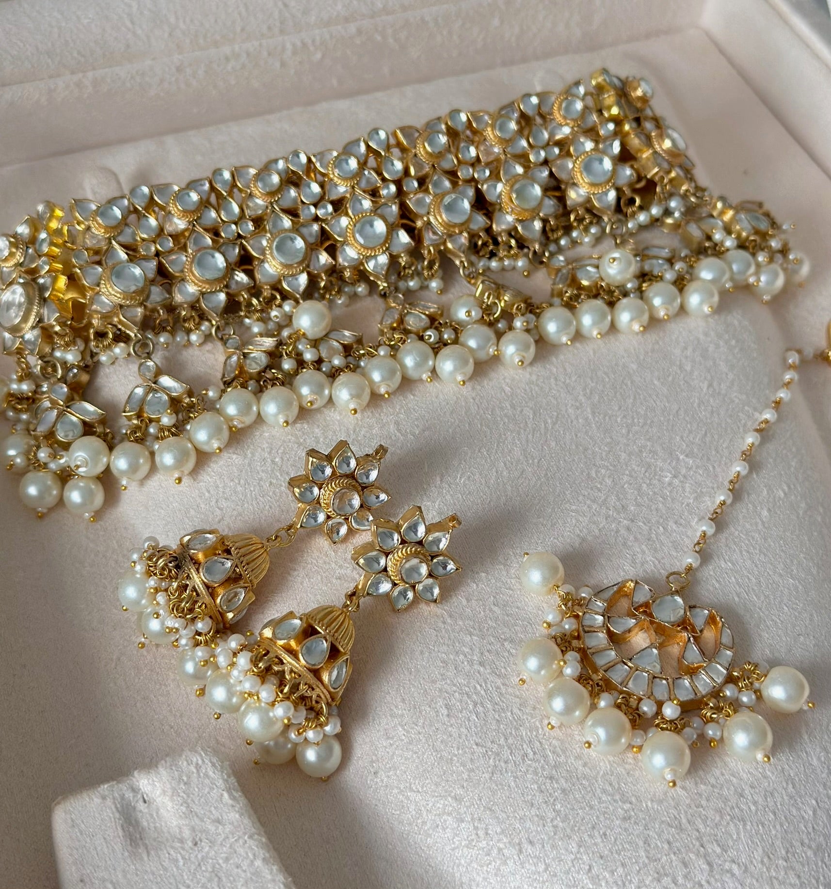 Priya Kundan Set | Ready - to - ship - Touch Of Elegance