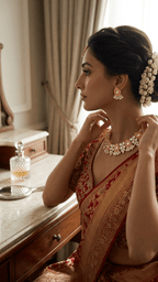 Priya Peach Set | Ready-to-ship - Touch Of Elegance