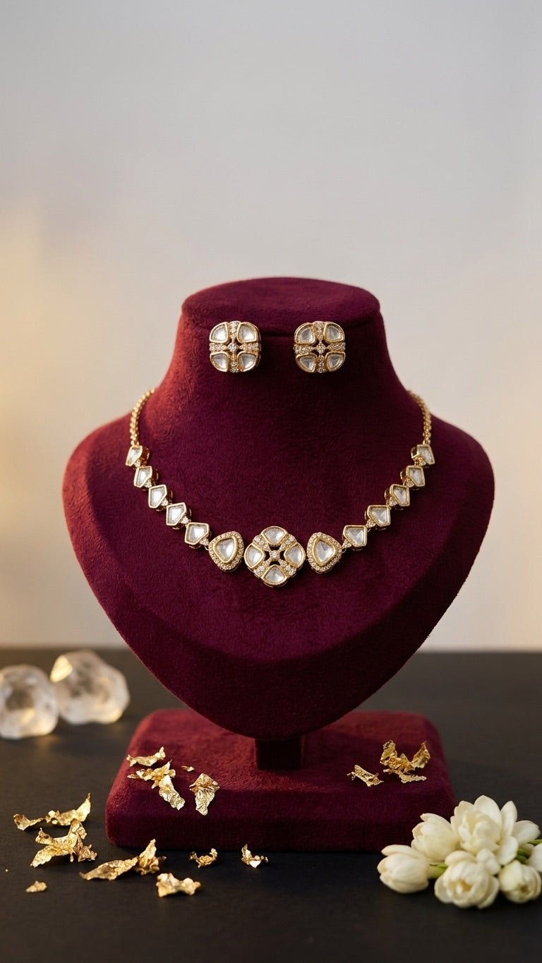 Purnia Kundan Set | Ready-to-ship - Touch Of Elegance