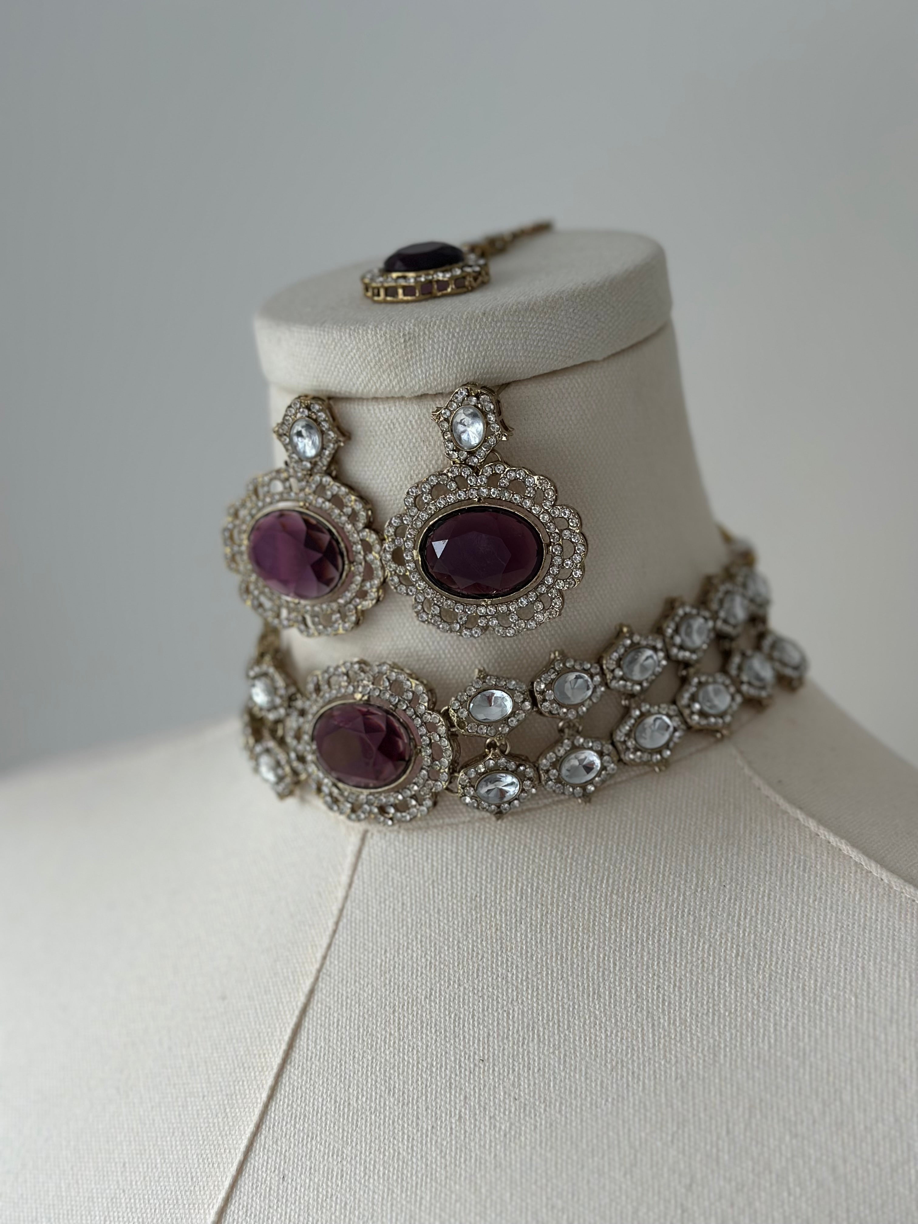 Purple Sapphire Set | Ready-to-ship - Touch Of Elegance