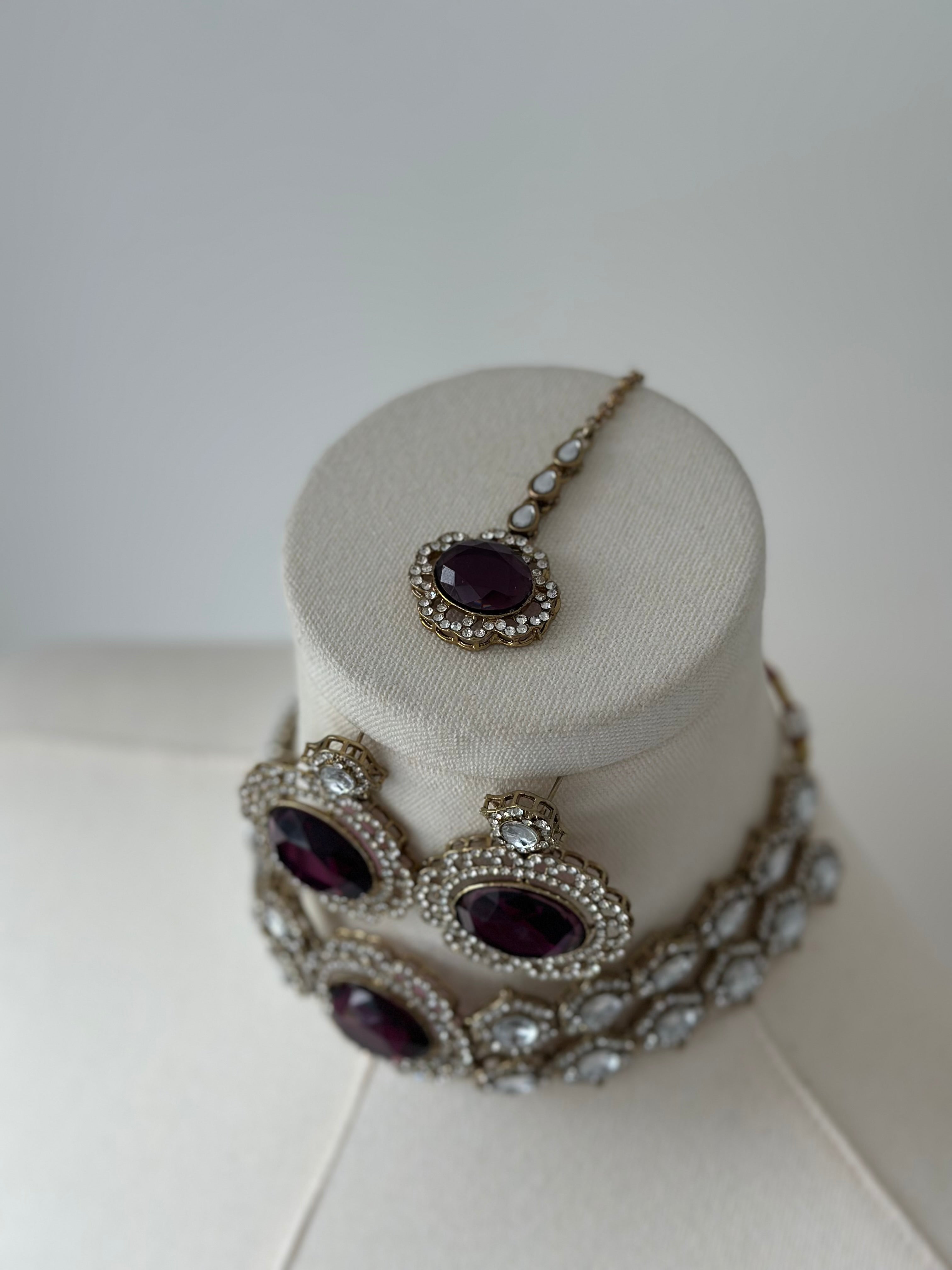 Purple Sapphire Set | Ready-to-ship - Touch Of Elegance
