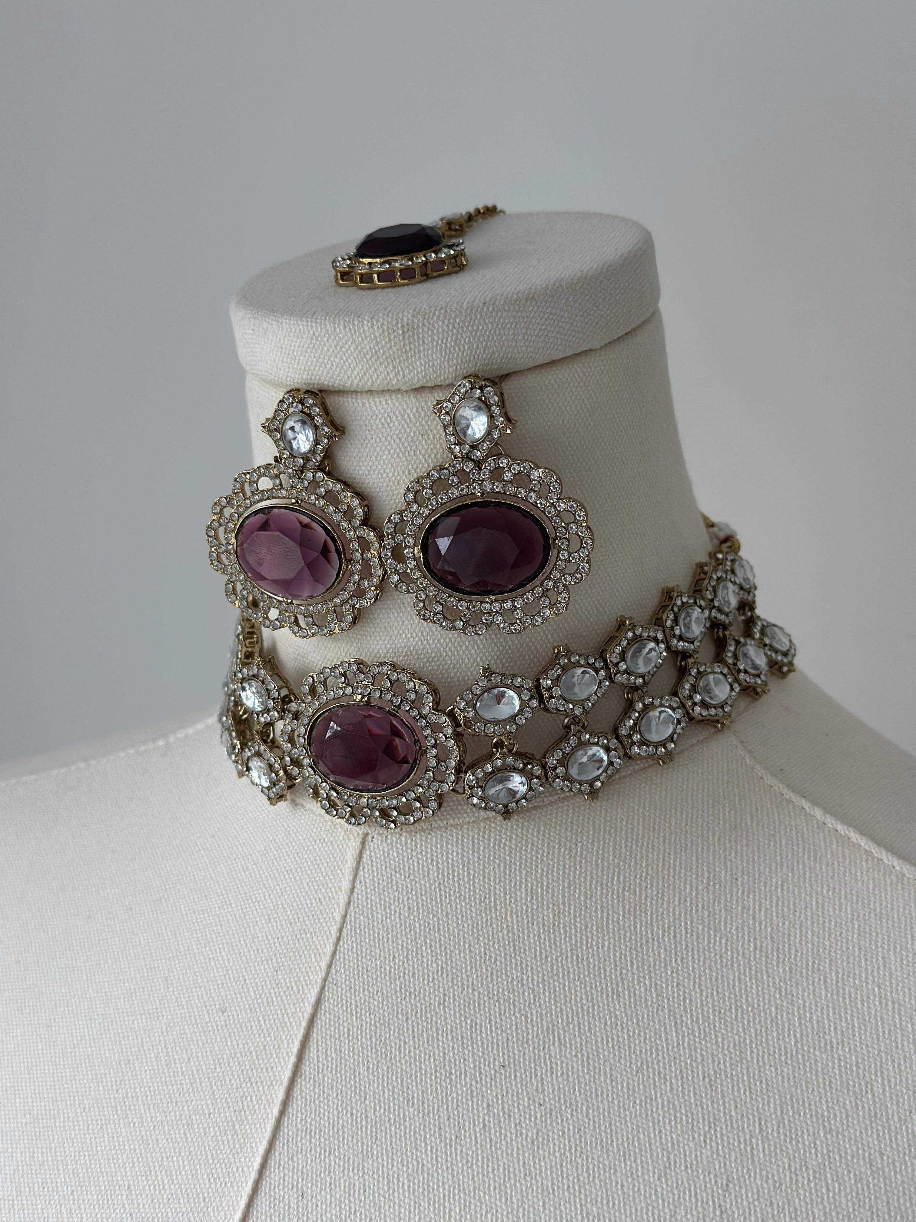 Purple Sapphire Set | Ready-to-ship - Touch Of Elegance