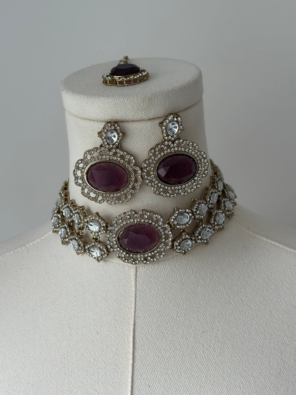 Purple Sapphire Set | Ready-to-ship - Touch Of Elegance