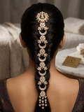 Rahi Kundan Hairbraid | Ready - to - ship - Touch Of Elegance