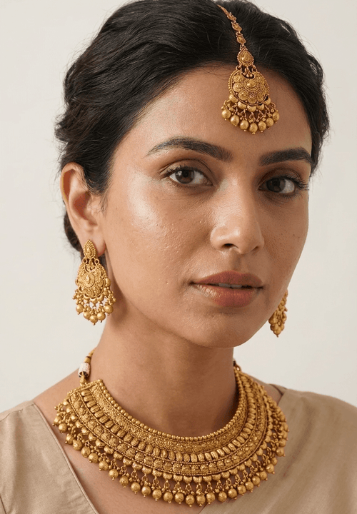 Raiya Gold Set | Ready - to - ship - Touch Of Elegance