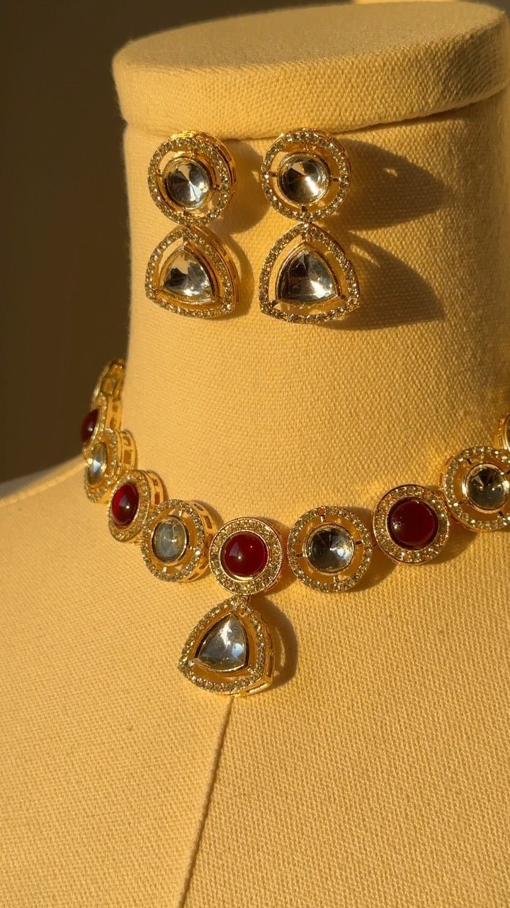 Raman Red Set | Ready-to-ship - Touch Of Elegance