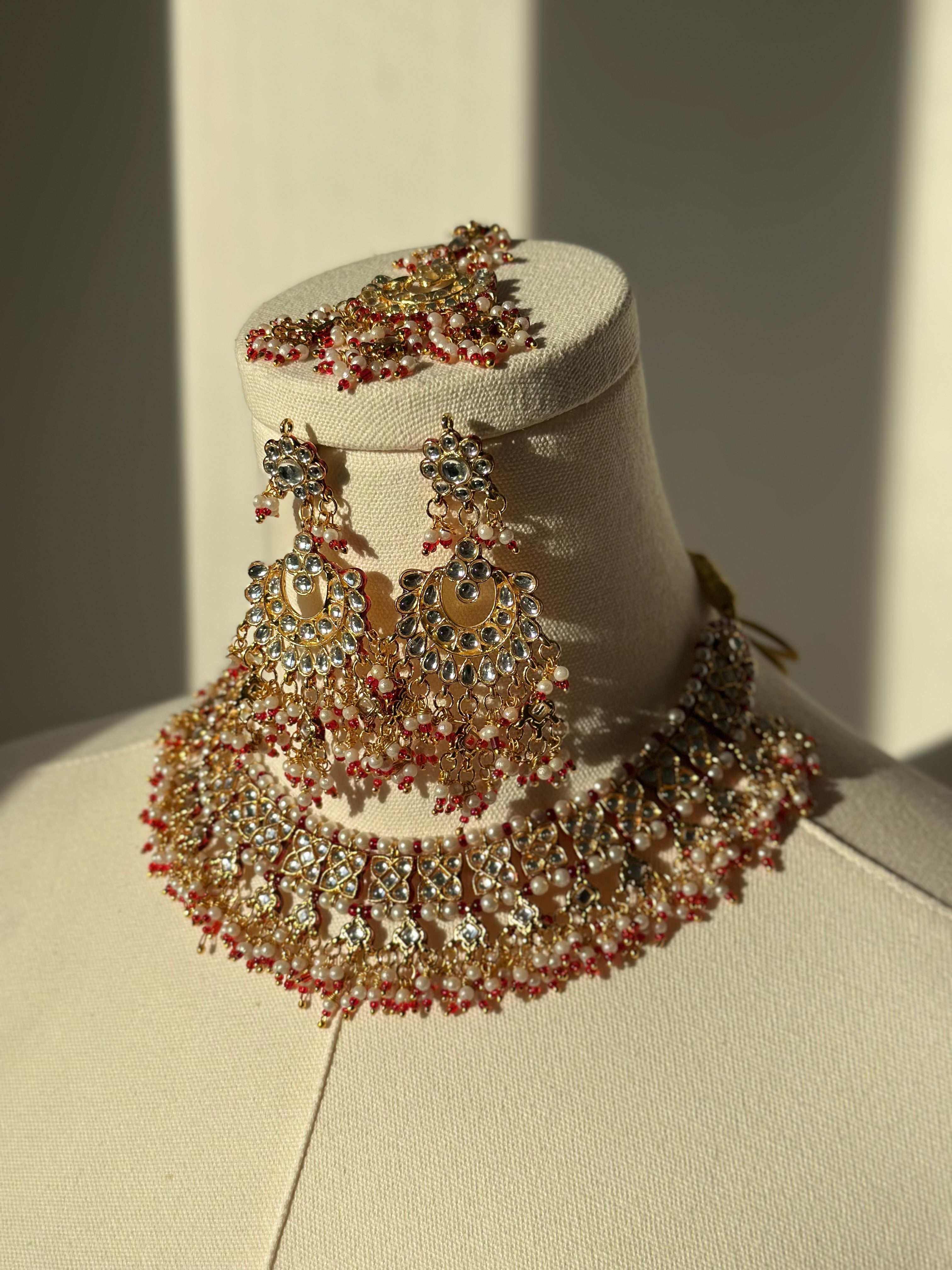 Rani Kundan Set | Ready-to-ship - Touch Of Elegance