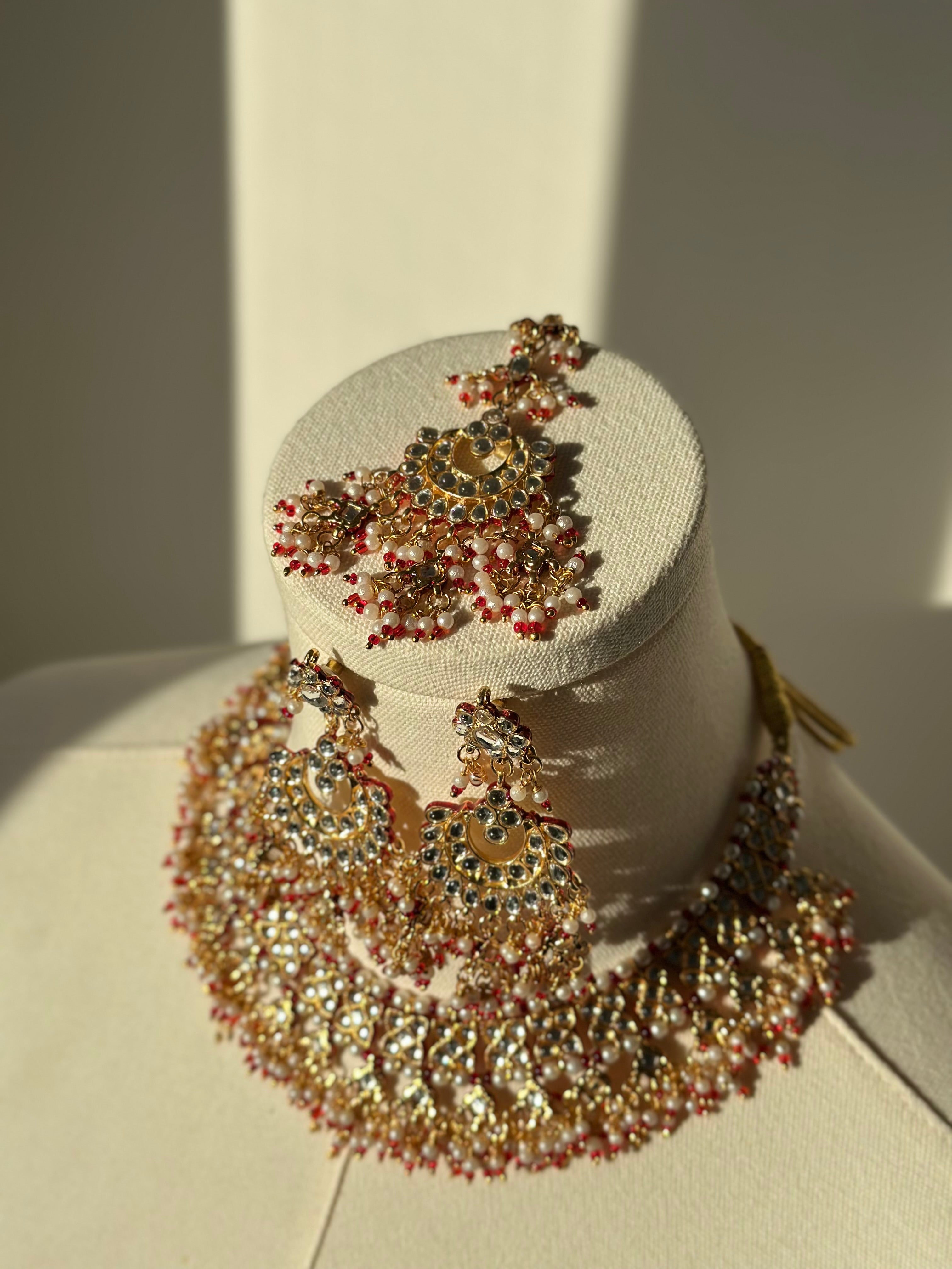 Rani Kundan Set | Ready-to-ship - Touch Of Elegance