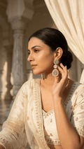 Rania Earrings • Green | Ready-to-ship - Touch Of Elegance