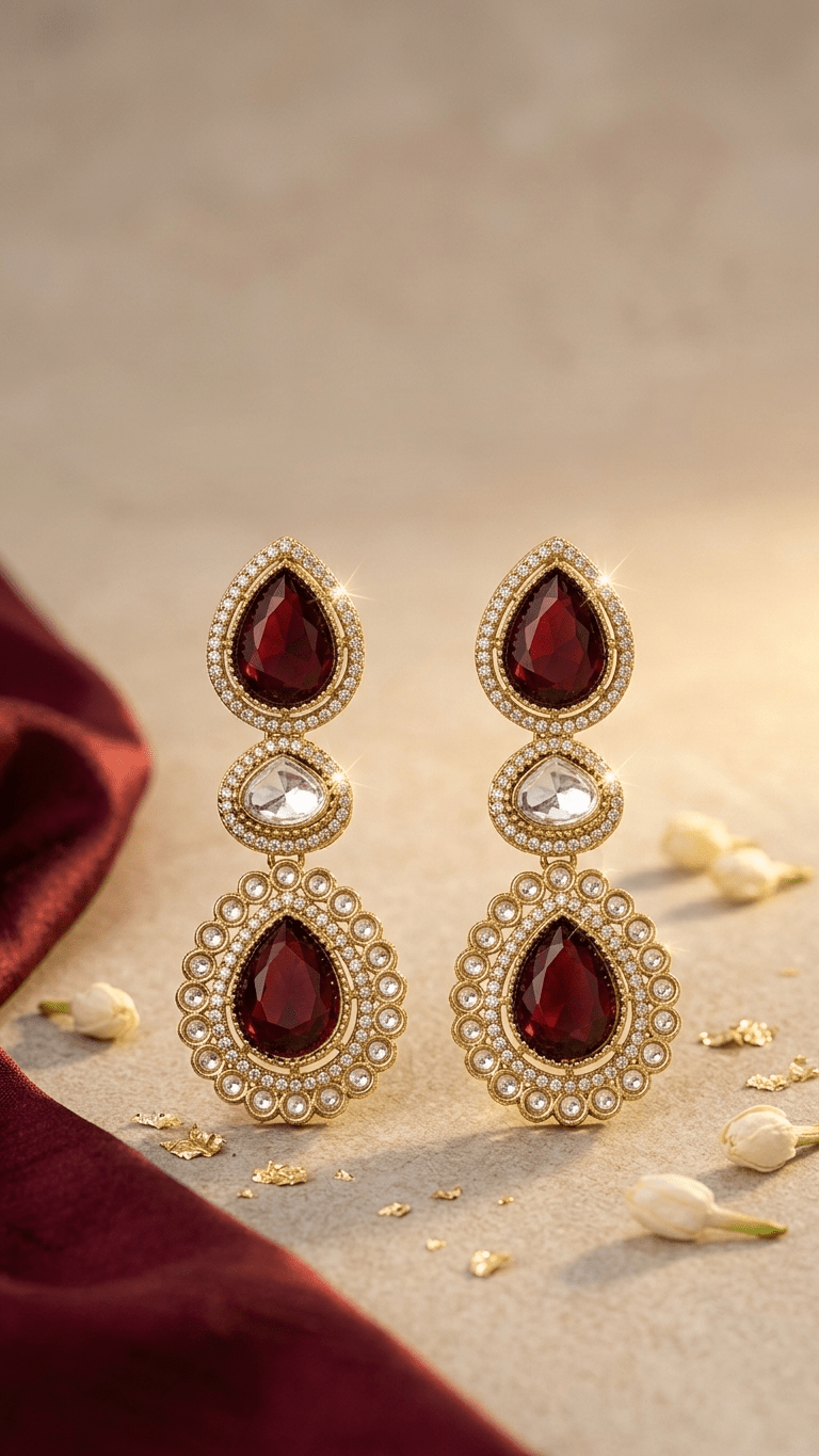 Rania Earrings | Ready-to-ship - Touch Of Elegance