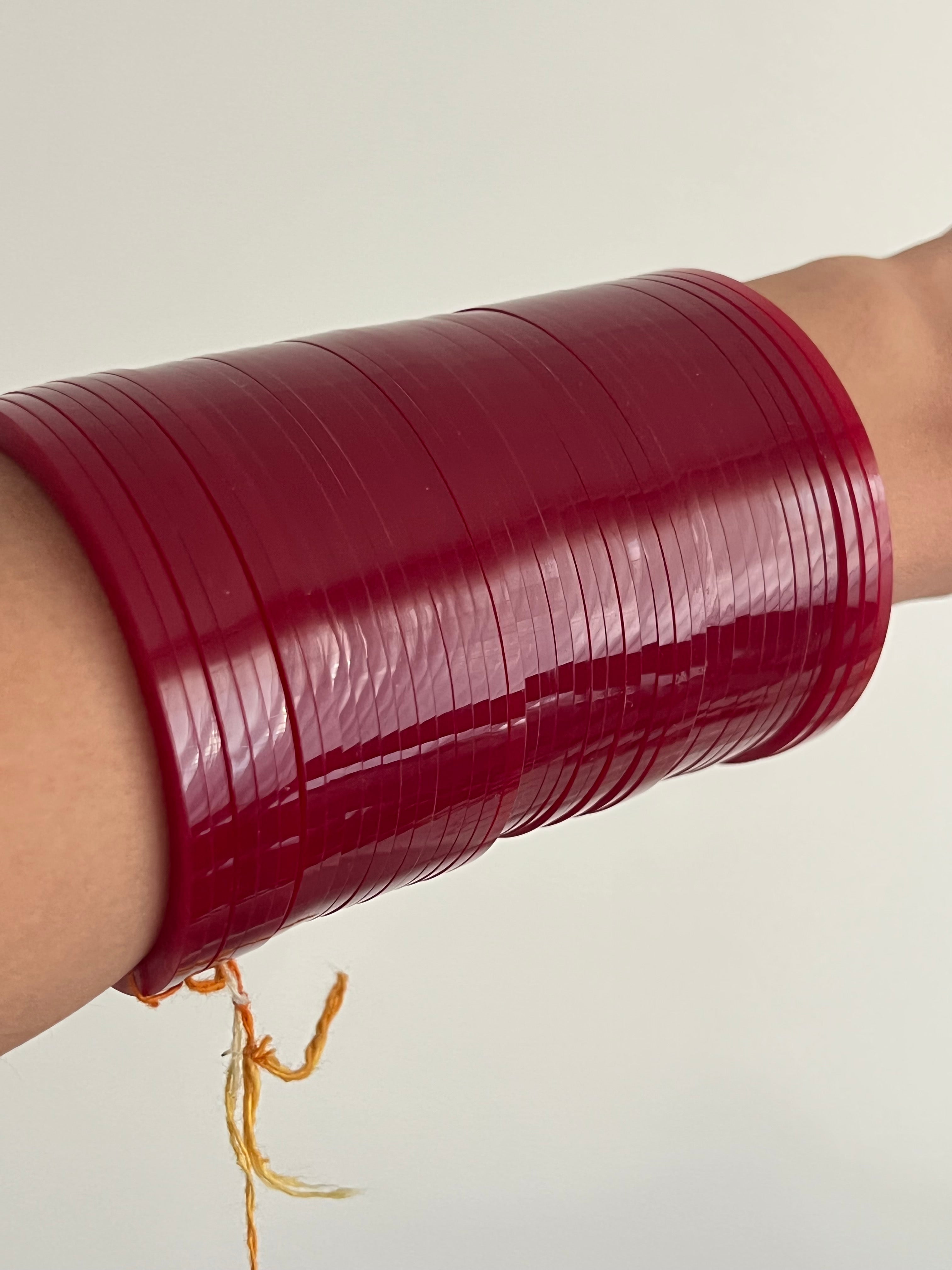 Red Choora Bangles - Touch Of Elegance