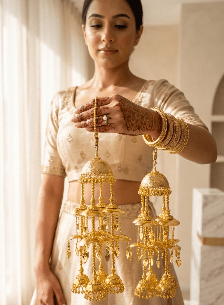 Reena Gold Kaleeray | Ready - to - ship - Touch Of Elegance