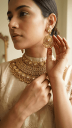 Reena Gold Set | Made - on - order - Touch Of Elegance