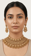 Reena Gold Set | Made - on - order - Touch Of Elegance