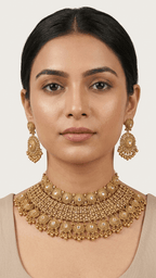 Reena Gold Set | Made - on - order - Touch Of Elegance