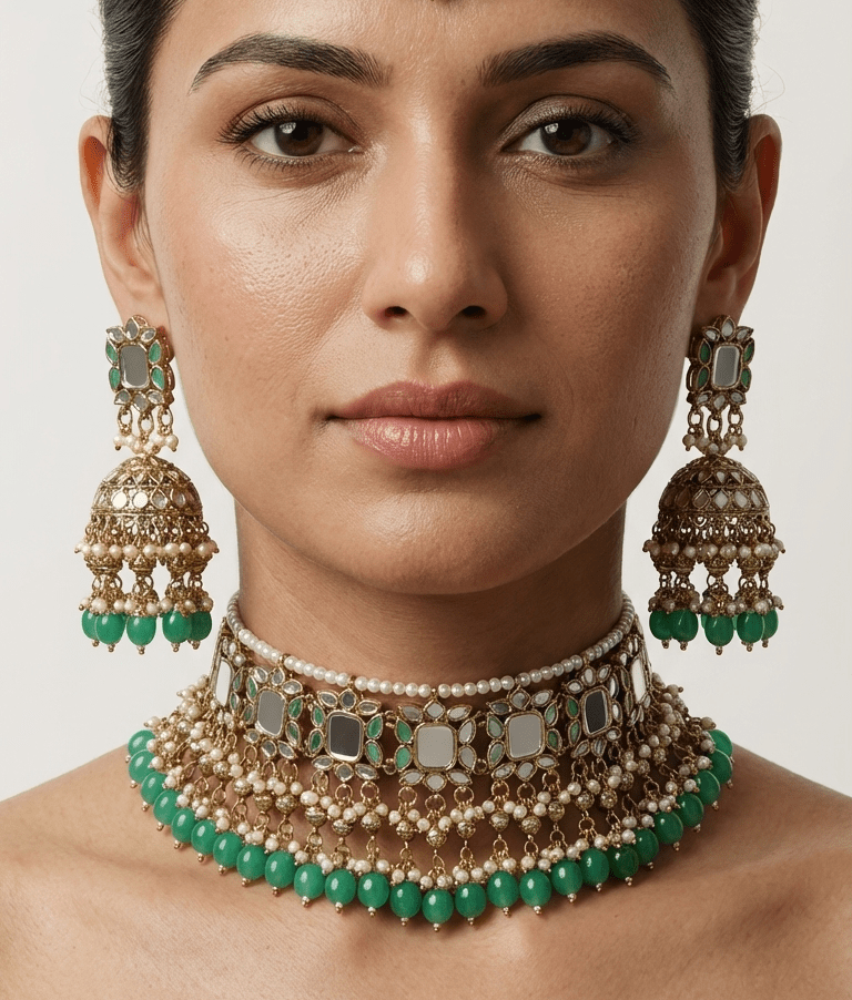 Reena Mirror Set | Ready - to - ship - Touch Of Elegance