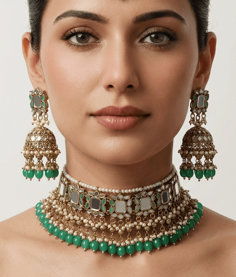 Reena Mirror Set | Ready-to-ship - Touch Of Elegance