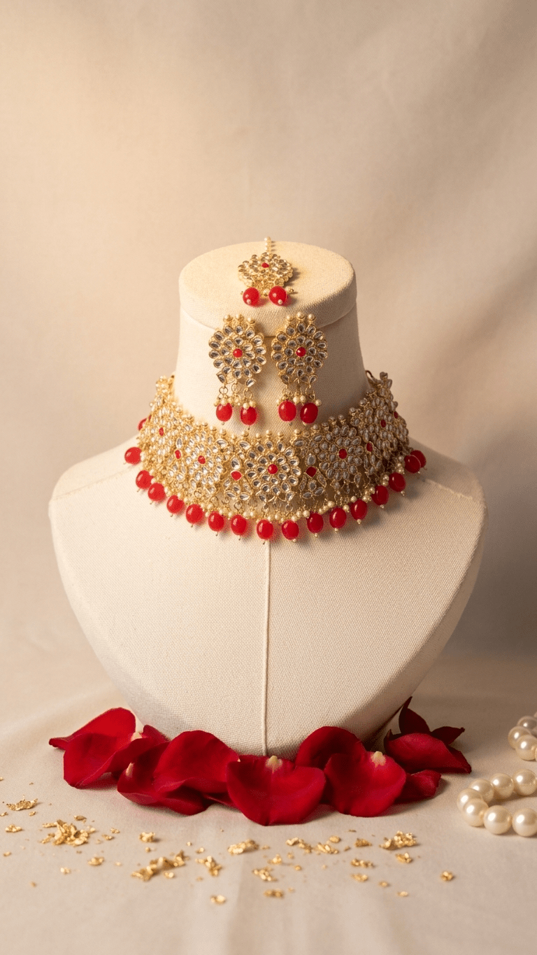 Reha Red Set | Ready-to-ship - Touch Of Elegance