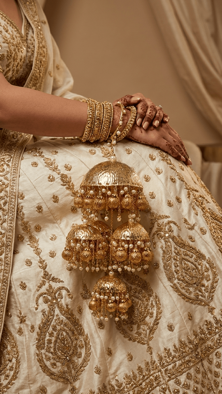 Rina Golden Kaleeray | Ready - to - ship - Touch Of Elegance