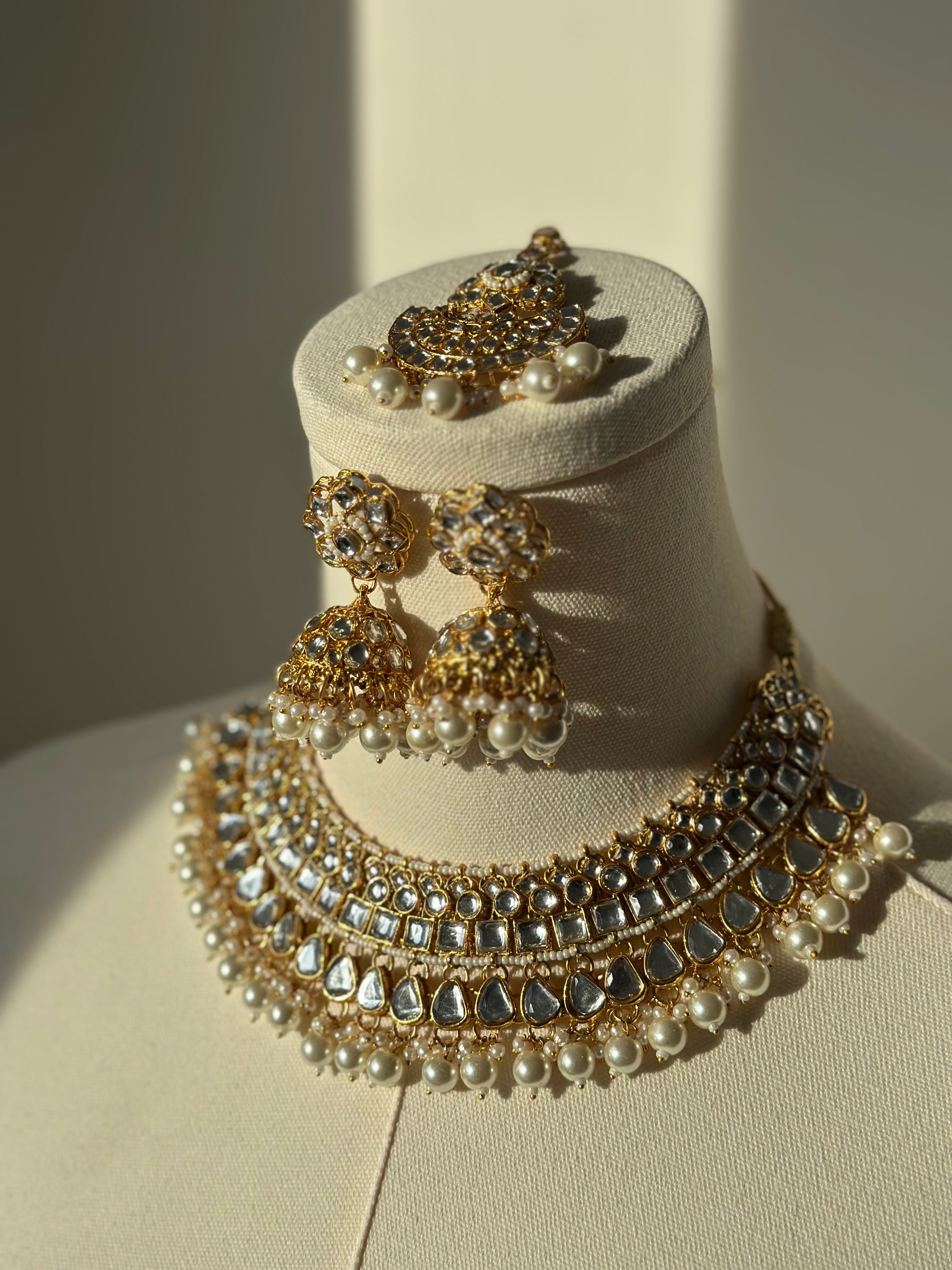 Riya Kundan Set | Ready-to-ship - Touch Of Elegance