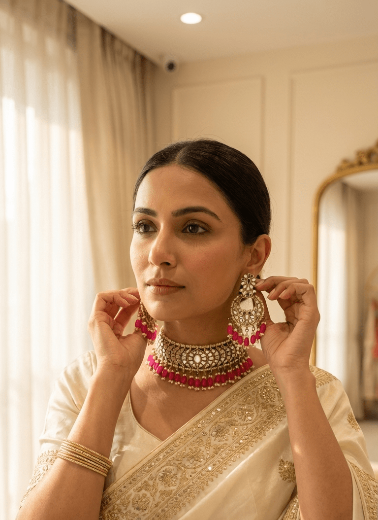 Riya Mirror Set | Ready - to - ship - Touch Of Elegance