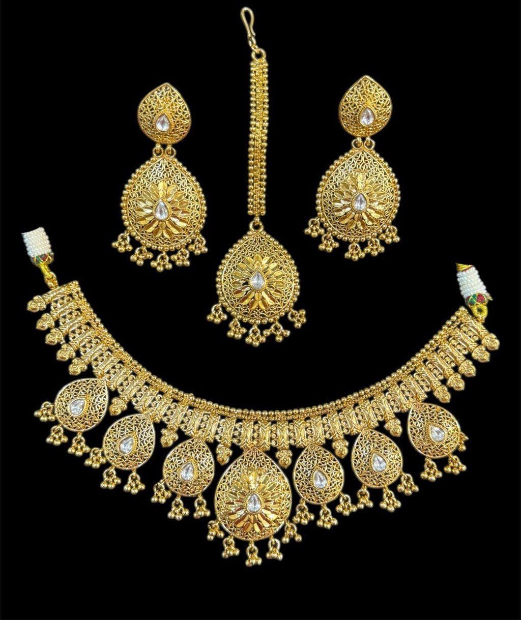 Roha Gold Set | Made - on - order - Touch Of Elegance