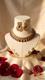 Roha Ruby Set | Ready-to-ship - Touch Of Elegance
