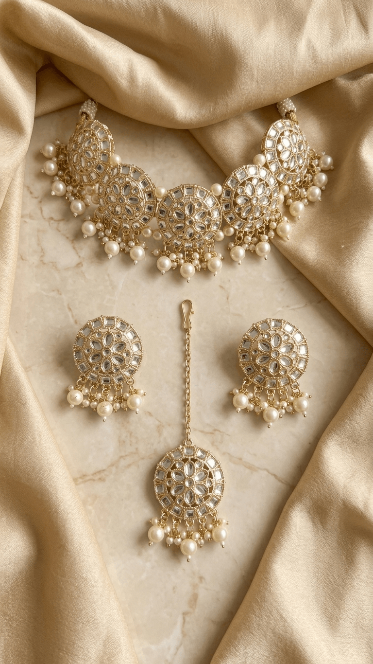 Roman Pearl Set | Ready - to - ship - Touch Of Elegance