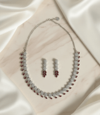 Ruby American Diamond Set | Ready - to - ship - Touch Of Elegance
