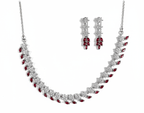 Ruby American Diamond Set | Ready - to - ship - Touch Of Elegance