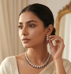 Ruby American Diamond Set | Ready - to - ship - Touch Of Elegance