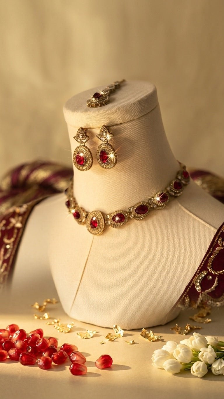 Ruby Gem Set | Ready-to-ship - Touch Of Elegance