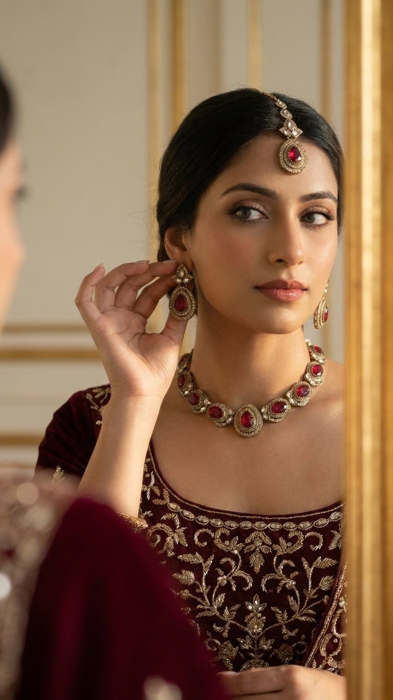 Ruby Gem Set | Ready-to-ship - Touch Of Elegance