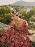 Ruby Gold Bridal Set | Pre - order - Touch Of Elegance