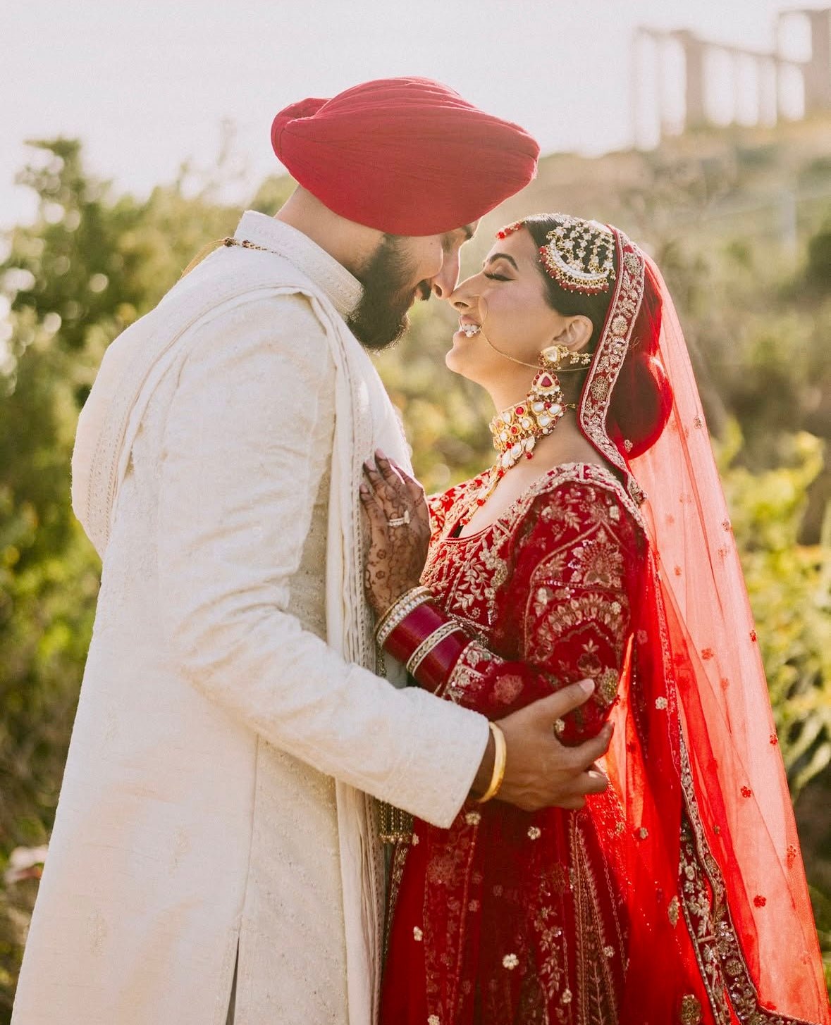 Ruby Gold Bridal Set | Pre - order - Touch Of Elegance