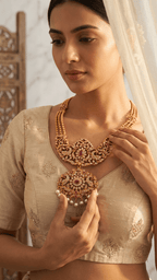 Ruby Rani Haar Set | Ready - to - ship - Touch Of Elegance