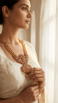 Ruby Rani Haar Set | Ready - to - ship - Touch Of Elegance
