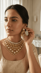 Samaira Gold Set | Made - on - order - Touch Of Elegance