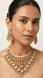 Samaira Gold Set | Made - on - order - Touch Of Elegance