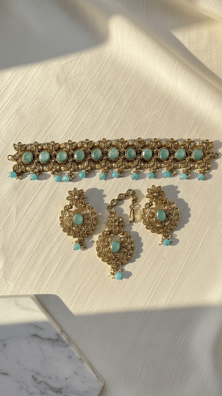 Samira Choker Set | Ready - to - ship - Touch Of Elegance