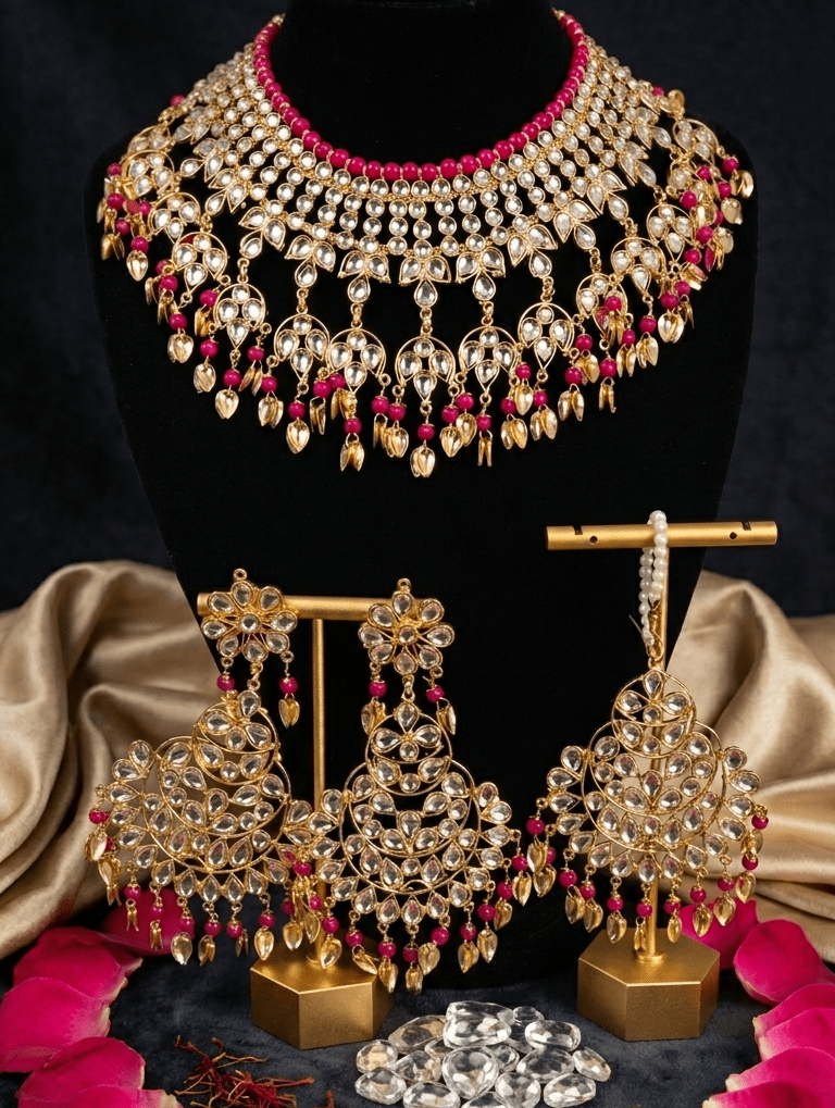 Samreen Pippal Patti Set | Ready - to - ship - Touch Of Elegance