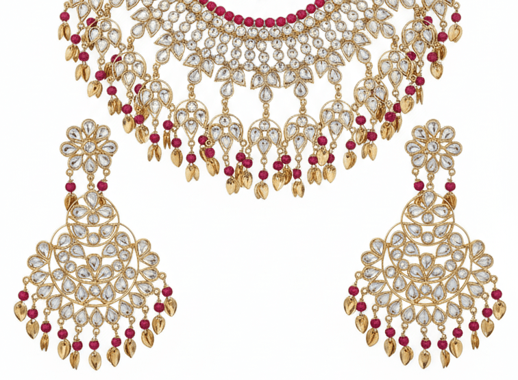 Samreen Pippal Patti Set | Ready - to - ship - Touch Of Elegance