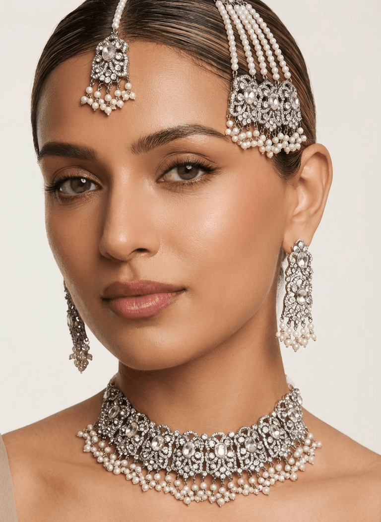 Silver Sierra Set | Ready-to-ship - Touch Of Elegance
